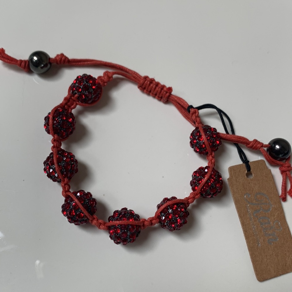 NWT Faceted Beaded Bracelet by Rain